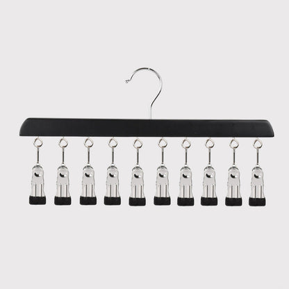 ✨🔥Multi-Clip Holzbügel zur Schrankorganisation