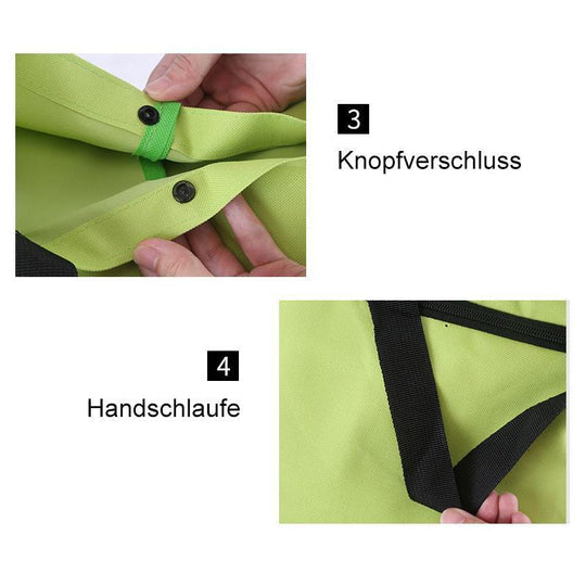 🌸LETZTER TAG ZUM SONDERPREIS!!🌸🛒 Faltbarer Einkaufswagen – Die rollende Einkaufstasche, die Ihren Rücken schont.
