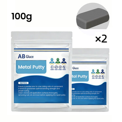 Hochhartes Metall-Reparaturkitt-Set, schnell trocknender AB-Epoxid-Ton