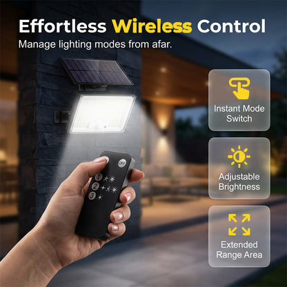 ☀️ Outdoor Solar Sicherheitsleuchte – Bewegungssensor & 3 Modi – Wasserdicht, automatisches Ein/Ausschalten – perfekt für Garten, Einfahrt oder Garage – kein Kabel nötig 🌙🔦