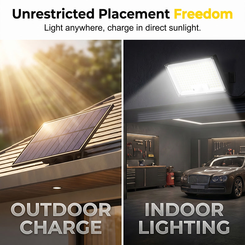 ☀️ Outdoor Solar Sicherheitsleuchte – Bewegungssensor & 3 Modi – Wasserdicht, automatisches Ein/Ausschalten – perfekt für Garten, Einfahrt oder Garage – kein Kabel nötig 🌙🔦