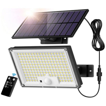 ☀️ Outdoor Solar Sicherheitsleuchte – Bewegungssensor & 3 Modi – Wasserdicht, automatisches Ein/Ausschalten – perfekt für Garten, Einfahrt oder Garage – kein Kabel nötig 🌙🔦