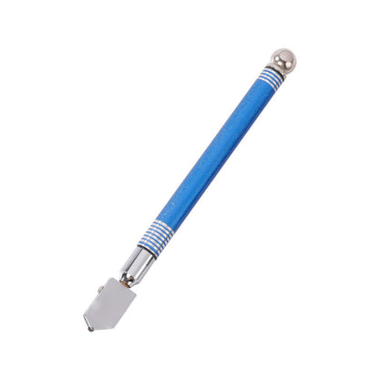 Professioneller Diamant-Glasschneider mit Griff aus Aluminiumlegierung und Rollenrad