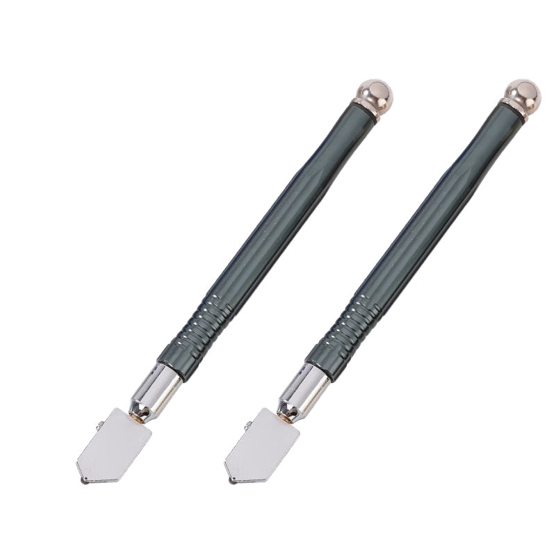 Professioneller Diamant-Glasschneider mit Griff aus Aluminiumlegierung und Rollenrad