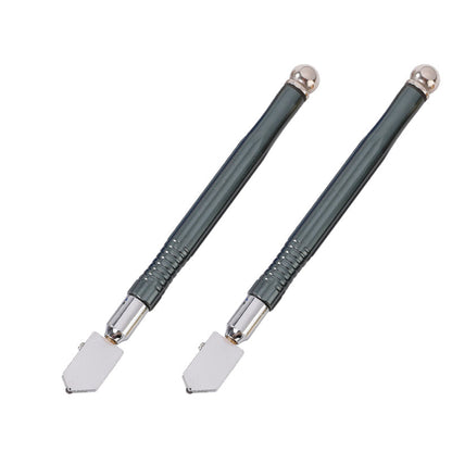 Professioneller Diamant-Glasschneider mit Griff aus Aluminiumlegierung und Rollenrad