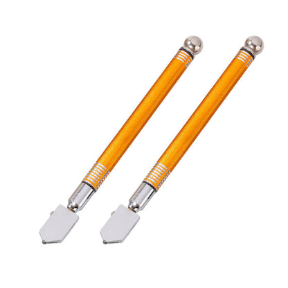 Professioneller Diamant-Glasschneider mit Griff aus Aluminiumlegierung und Rollenrad