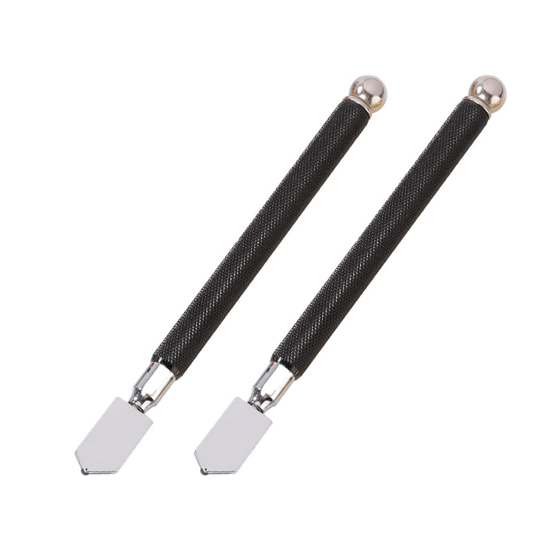 Professioneller Diamant-Glasschneider mit Griff aus Aluminiumlegierung und Rollenrad
