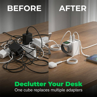 🥳HEISSER SALE 2026🥳💞50.000+ VERKAUFT!👵❤️ 50 % RABATT!  Tragbare USB-Ladestation mit mehreren Anschlüssen