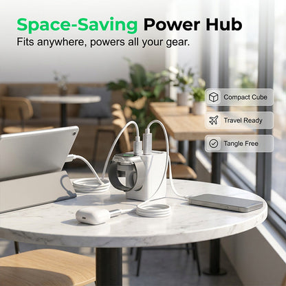 🥳HEISSER SALE 2026🥳💞50.000+ VERKAUFT!👵❤️ 50 % RABATT!  Tragbare USB-Ladestation mit mehreren Anschlüssen