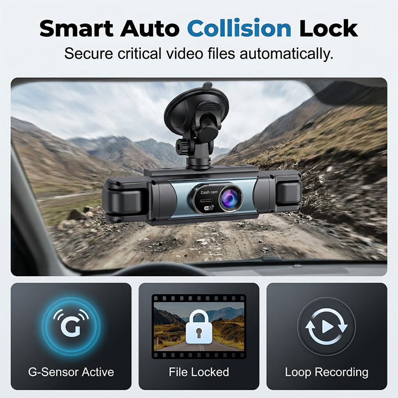 📹🚗 1080P Full HD Multi-Objektiv WLAN-Autokamera – 50 % Rabatt! Klare Aufnahmen, Weitwinkelobjektiv, WLAN-Verbindung – halten Sie jeden Moment unterwegs fest. 🛡️✨