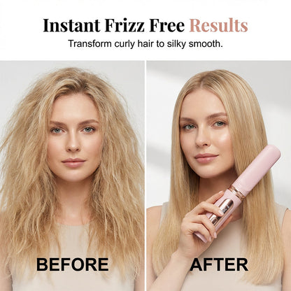 🥳HEISSER SALE 2026🥳💞50.000+ VERKAUFT!👵❤️ 50 % RABATT!  Wiederaufladbare, kabellose, beheizbare Glättungsbürste