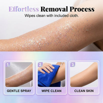 🥳2026 HEISSER VERKAUF🥳💞Über 50.000 verkauft!✨💎 50 % RABATT! Glitzerspray für Körper und Haare – Mikroglitzerpartikel, keine klebrigen Rückstände. Sicher für Textilien und Haare. Funkeln Sie den ganzen Tag! 👗✨