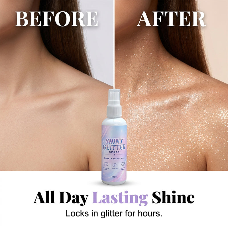 🥳2026 HEISSER VERKAUF🥳💞Über 50.000 verkauft!✨💎 50 % RABATT! Glitzerspray für Körper und Haare – Mikroglitzerpartikel, keine klebrigen Rückstände. Sicher für Textilien und Haare. Funkeln Sie den ganzen Tag! 👗✨