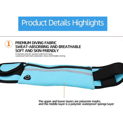 🏃‍♂️💧 Handy-Hüfttasche wasserdicht für Outdoor – 🌧️📱 Ideal für Joggen, Reisen & Festivals – Schlüssel, Geld sicher verstauen – ultraleicht & langlebig