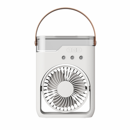 🌀🍃 Blitzangebot – 50 % Rabatt! Multifunktionale, tragbare Klimaanlage – Wiederaufladbarer Nebelventilator, 200-ml-Tank, 1200-mAh-Akku, leise