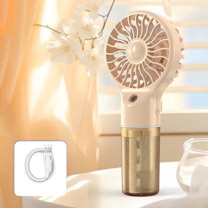🥳HEISSER SALE 2026🥳💞50.000+ VERKAUFT!  🏖️❄️Tragbarer Handventilator mit Nebelfunktion💦