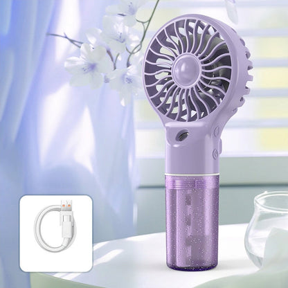 🥳HEISSER SALE 2026🥳💞50.000+ VERKAUFT!  🏖️❄️Tragbarer Handventilator mit Nebelfunktion💦