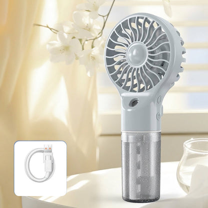 🥳HEISSER SALE 2026🥳💞50.000+ VERKAUFT!  🏖️❄️Tragbarer Handventilator mit Nebelfunktion💦
