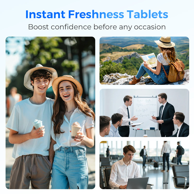 🥳HEISSER SALE 2026🥳💞50.000+ VERKAUFT!👵  Tragbare Kautabletten für frischen Atem – 30er-Packung