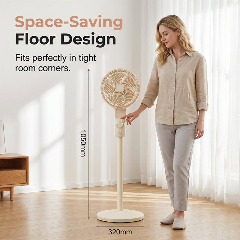 🥳HEISSER SALE 2026🥳💞50.000+ VERKAUFT!👵  Standventilator mit 3D-Oszillationsfunktion