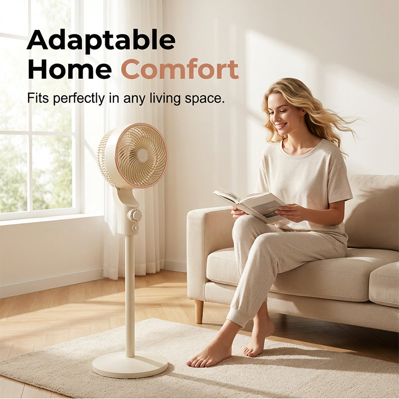 🥳HEISSER SALE 2026🥳💞50.000+ VERKAUFT!👵  Standventilator mit 3D-Oszillationsfunktion
