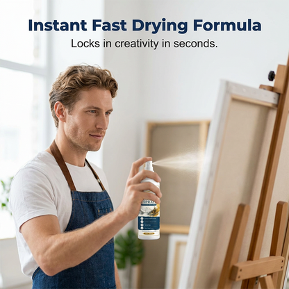🥳2026 HEISSER VERKAUF🥳💞ÜBER 50.000 VERKAUFT!🎨🖌️Schnelltrocknendes Fixierspray – Schützt Kohle- und Pastellfarben vor Verschmieren. Ultrafeiner Nebel, kein Tropfen. Mattes Finish, die Farben bleiben farbtreu! 🛡️✨