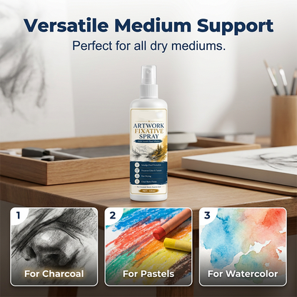 🥳2026 HEISSER VERKAUF🥳💞ÜBER 50.000 VERKAUFT!🎨🖌️Schnelltrocknendes Fixierspray – Schützt Kohle- und Pastellfarben vor Verschmieren. Ultrafeiner Nebel, kein Tropfen. Mattes Finish, die Farben bleiben farbtreu! 🛡️✨