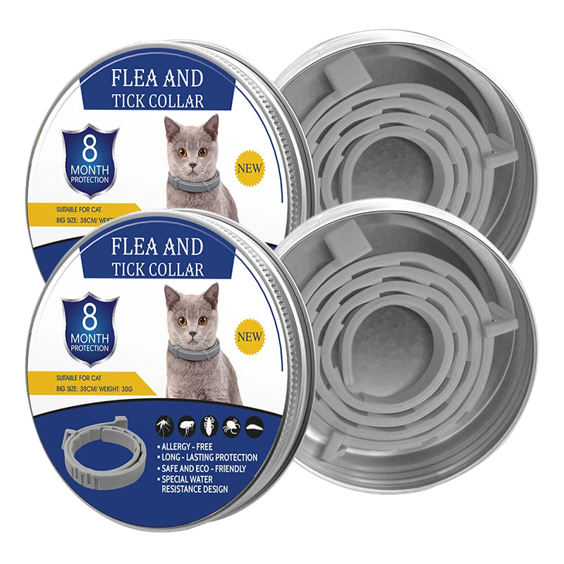 🥳HEISSER SALE 2026🥳💞50.000+ VERKAUFT!  Verstellbare Floh- und Zeckenhalsbänder für Hunde und Katzen