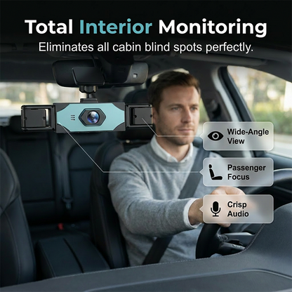 📹 4-Kanal-Dashcam mit 360°-Schutz – Rundumsicht & Nachtsicht – Ideal für sicheres Fahren und Parken – 1080P, Loop-Aufnahme & Bewegungsmelder 🚗🔒✨