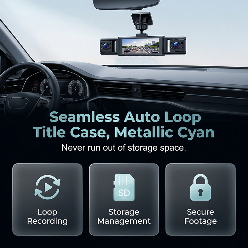 📹 4-Kanal-Dashcam mit 360°-Schutz – Rundumsicht & Nachtsicht – Ideal für sicheres Fahren und Parken – 1080P, Loop-Aufnahme & Bewegungsmelder 🚗🔒✨