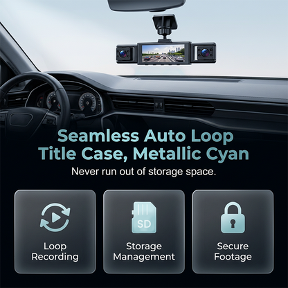 📹 4-Kanal-Dashcam mit 360°-Schutz – Rundumsicht & Nachtsicht – Ideal für sicheres Fahren und Parken – 1080P, Loop-Aufnahme & Bewegungsmelder 🚗🔒✨