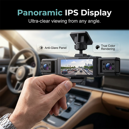 📹 4-Kanal-Dashcam mit 360°-Schutz – Rundumsicht & Nachtsicht – Ideal für sicheres Fahren und Parken – 1080P, Loop-Aufnahme & Bewegungsmelder 🚗🔒✨
