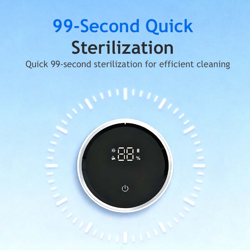 💘 Valentinstagsangebot: 50% Rabatt!🦷 UV-C Zahnbürsten-Sterilisator | 99 % Desinfektion & automatische Trocknung | Bohrfreie Wandmontage