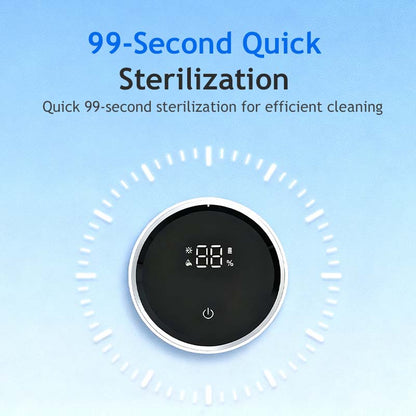 💘 Valentinstagsangebot: 50% Rabatt!🦷 UV-C Zahnbürsten-Sterilisator | 99 % Desinfektion & automatische Trocknung | Bohrfreie Wandmontage