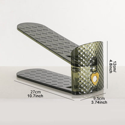 Verstellbares, zweistöckiges Schuhregal