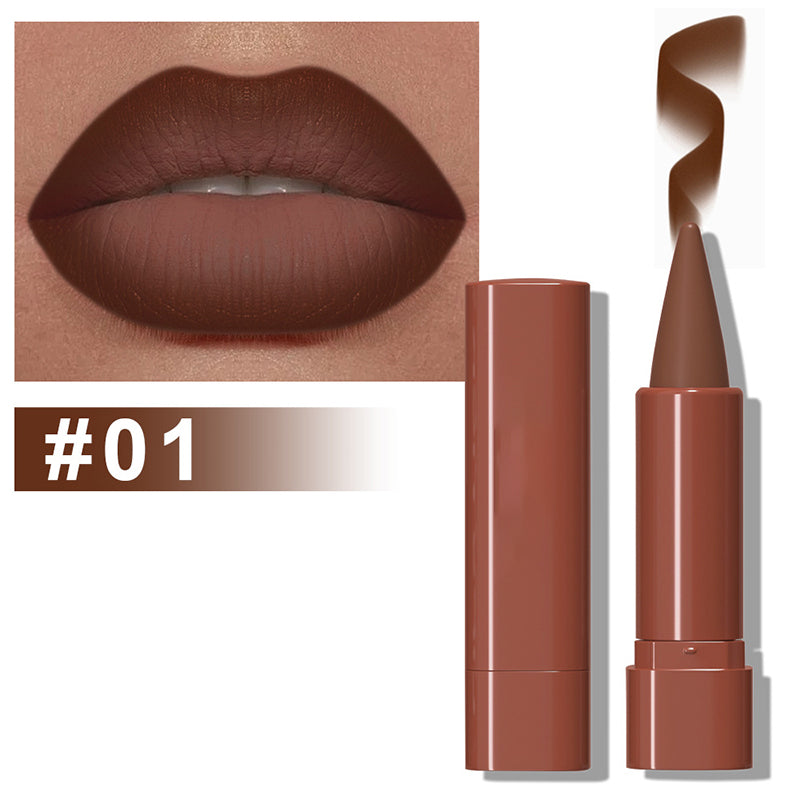💄🔥 Langhaftender, nicht abfärbender, matter Creme-Lippenstift, der sich angenehm auftragen lässt und zu jedem Alltagslook passt ✨