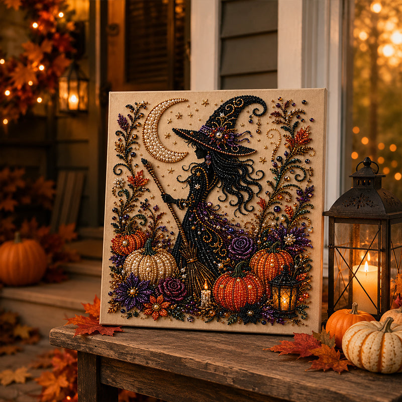 🔥🎁Letzter Tag: 50 % Rabatt – 👻✨Halloween Geisterperlen-Bastelset