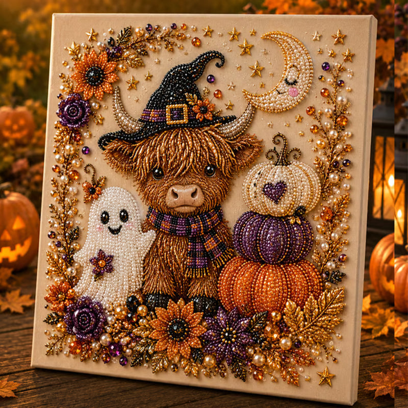 🔥🎁Letzter Tag: 50 % Rabatt – 👻✨Halloween Geisterperlen-Bastelset