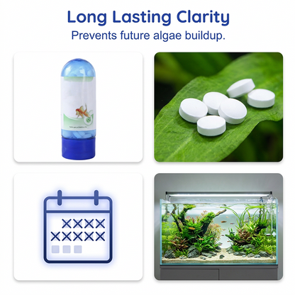 🥳HEISSER SALE 2026🥳💞50.000+ VERKAUFT!👵❤️  Tabletten zur Algenentfernung im Aquarium