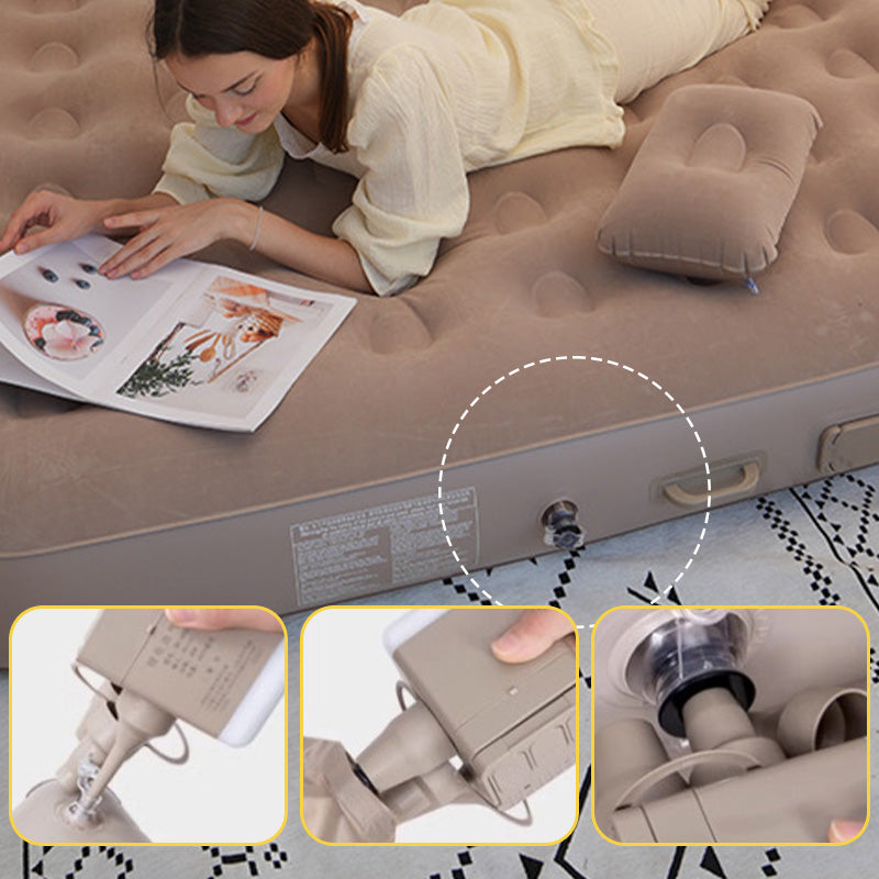 🛏️ 50% RABATT! 💨 Tragbare Luftmatratze mit eingebauter Pumpe – Integrierte Pumpe, kompakte Verpackung & schneller Aufbau – Ideal für Camping, Gäste & Reisen 🏕️