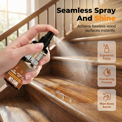🥳2026 HEISSER ABVERKAUF🥳💞ÜBER 50.000 VERKAUFT!🌲🧴 50 % RABATT! Holz-Schimmelentferner-Spray – Entfernt sofort hartnäckige Flecken und Pilzbefall. Sicher für alle Oberflächen. Stellt die natürliche Holzmaserung wieder her. 💪✨