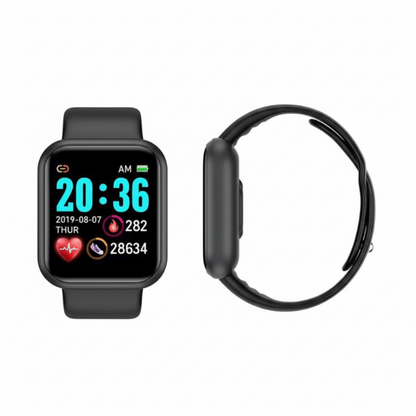 ⌚ Intelligentes Sportarmband mit 24-Stunden-Gesundheitsüberwachung 🫀 Herzfrequenz, Blutdruck und Blutsauerstoff, verschiedene Sportmodi, direktes USB-Laden, Benachrichtigungen, leichtes Design aus Titanlegierung