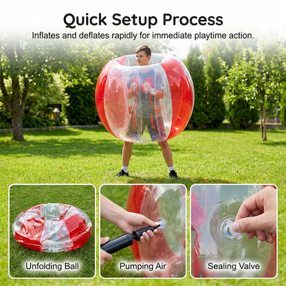 Inflatable Bumper Ball for Kids & Adults