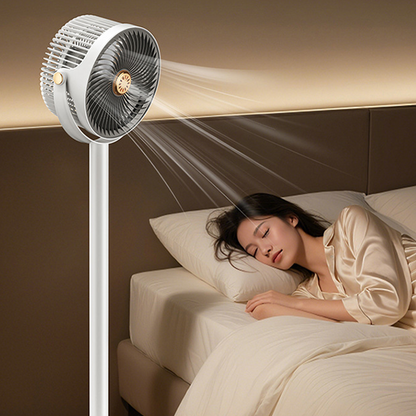 🥳2026 HEISSER VERKAUF🥳💞ÜBER 50.000 VERKAUFT!🌀🌿 50 % RABATT! Flüsterleiser, verstellbarer Standventilator – 4 Höhen, 5 Geschwindigkeiten, neigbarer Kopf. Leiser Motor, tragbar und per USB-C aufladbar. Für eine angenehme Brise in jedem Raum! 🔇✨