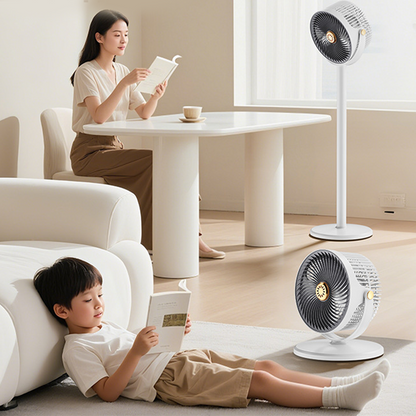 🥳2026 HEISSER VERKAUF🥳💞ÜBER 50.000 VERKAUFT!🌀🌿 50 % RABATT! Flüsterleiser, verstellbarer Standventilator – 4 Höhen, 5 Geschwindigkeiten, neigbarer Kopf. Leiser Motor, tragbar und per USB-C aufladbar. Für eine angenehme Brise in jedem Raum! 🔇✨