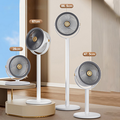 🥳2026 HEISSER VERKAUF🥳💞ÜBER 50.000 VERKAUFT!🌀🌿 50 % RABATT! Flüsterleiser, verstellbarer Standventilator – 4 Höhen, 5 Geschwindigkeiten, neigbarer Kopf. Leiser Motor, tragbar und per USB-C aufladbar. Für eine angenehme Brise in jedem Raum! 🔇✨