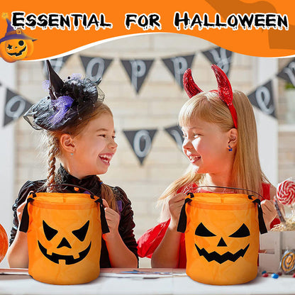 🎃🍬 👻 Halloween Leuchtende Kürbis-Süßigkeitentasche – Glow-in-the-Dark, weich & geräumig – Perfekt für Trick-or-Treat & Kostümfeste ✨