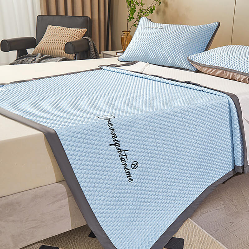 🥳HEISSER SALE 2026🥳💞50.000+ VERKAUFT!👵❤️  2-teiliges Set mit Spannbettlaken und kühlendem Ice Silk Matratzenbezug