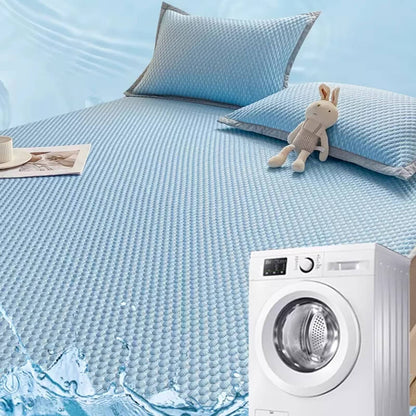 🥳HEISSER SALE 2026🥳💞50.000+ VERKAUFT!👵❤️  2-teiliges Set mit Spannbettlaken und kühlendem Ice Silk Matratzenbezug