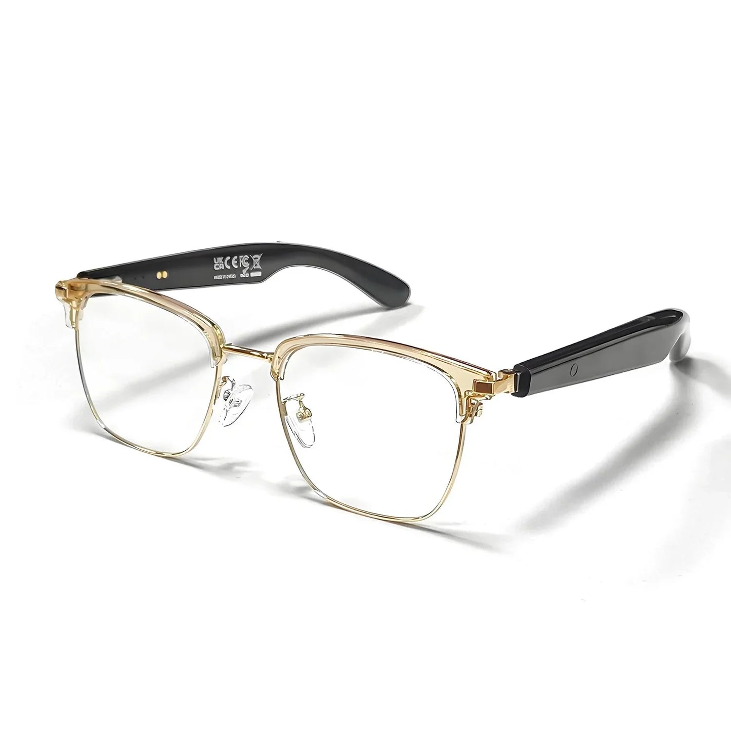 😎Intelligente Brille mit KI-Übersetzung, unterstützt 160 Sprachen und ChatGPT, mit integriertem Mikrofon und Hi-Fi-Lautsprechern
